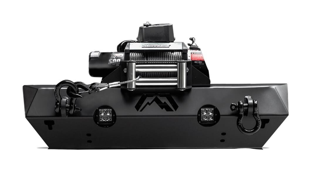 Fab Fours Stubby Front Bumper — Jeep JK