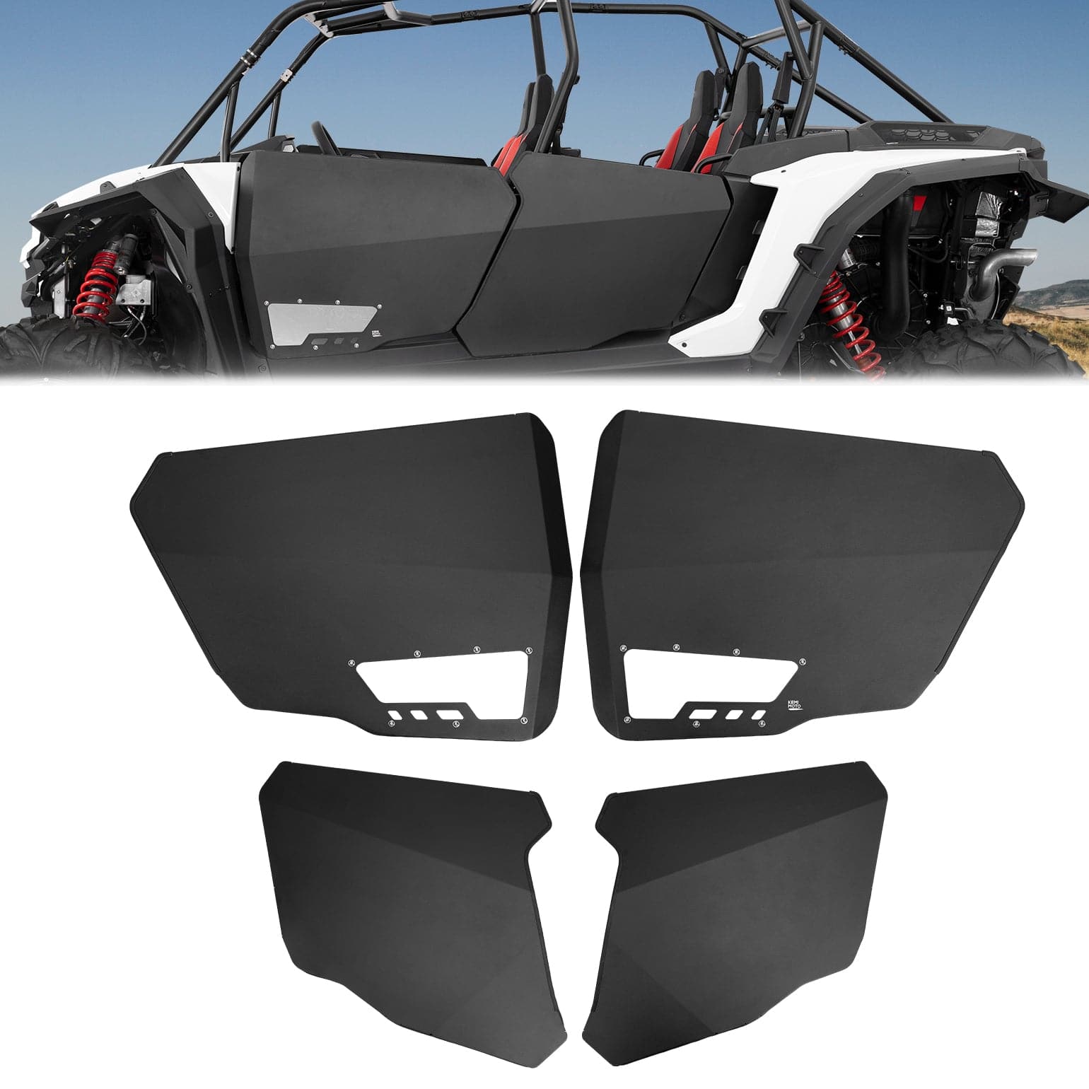 Kemimoto Half Doors — RZR 1000