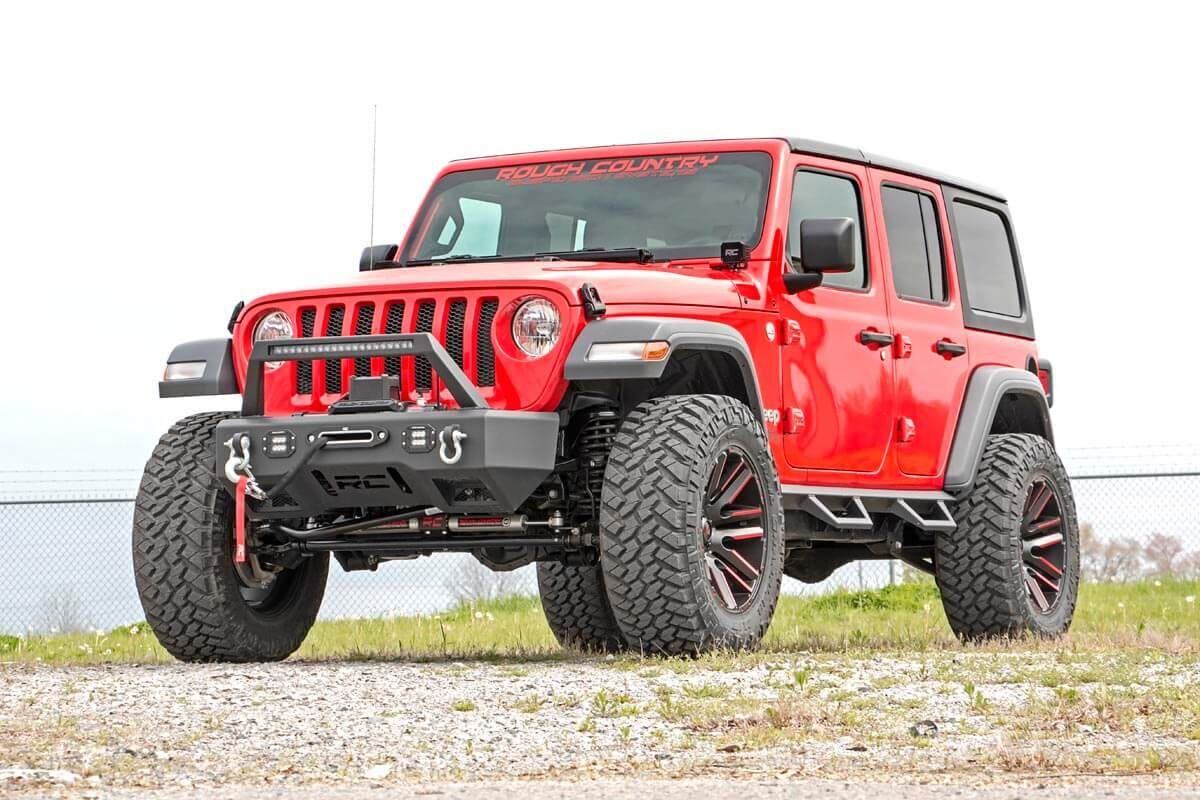Rough Country Rock Sliders — Jeep JL thumbnail 3