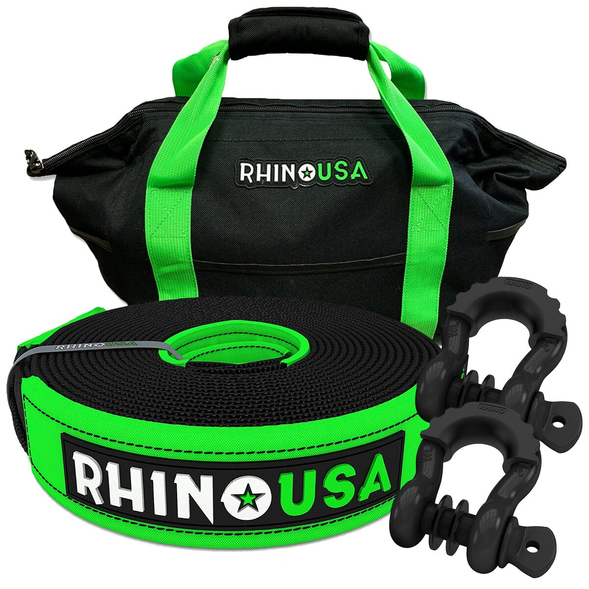 Rhino USA Recovery Tow Strap Kit