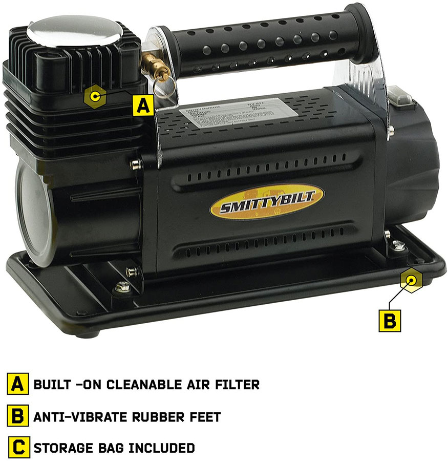 Smittybilt 5.65 CFM Universal Air Compressor thumbnail 2