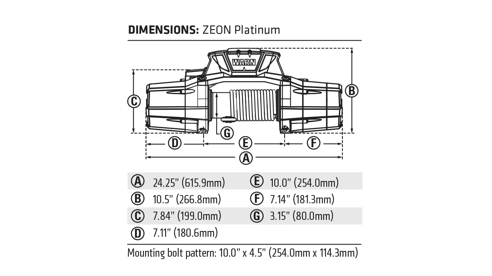 Warn ZEON 12 Platinum Winch thumbnail 3