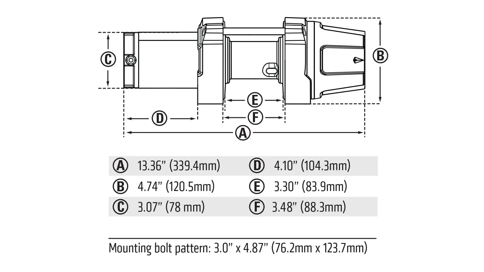 Warn VRX 35-S ATV Winch thumbnail 3